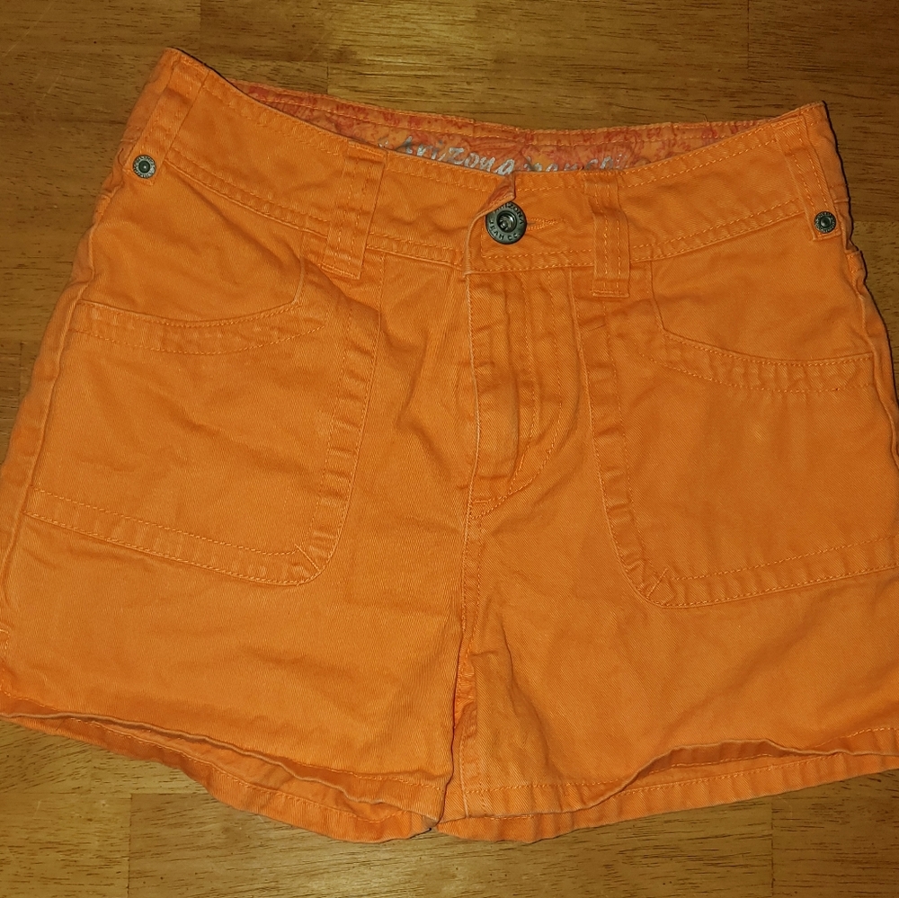 3/$10 Arizona Jean Co Shorts Girls Sz 12 Slim Orange
